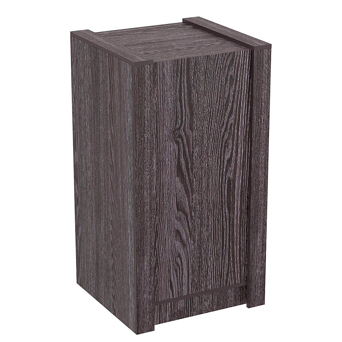 Прилавок из ДСП Модерн №1-600 с двумя полками Ясень Анкор темный - U31105