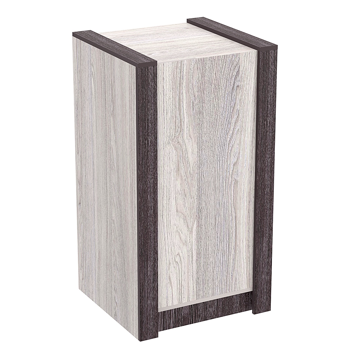 Прилавок из ДСП Модерн №1-600 с двумя полками Ясень Анкор светлый + Ясень Анкор темный