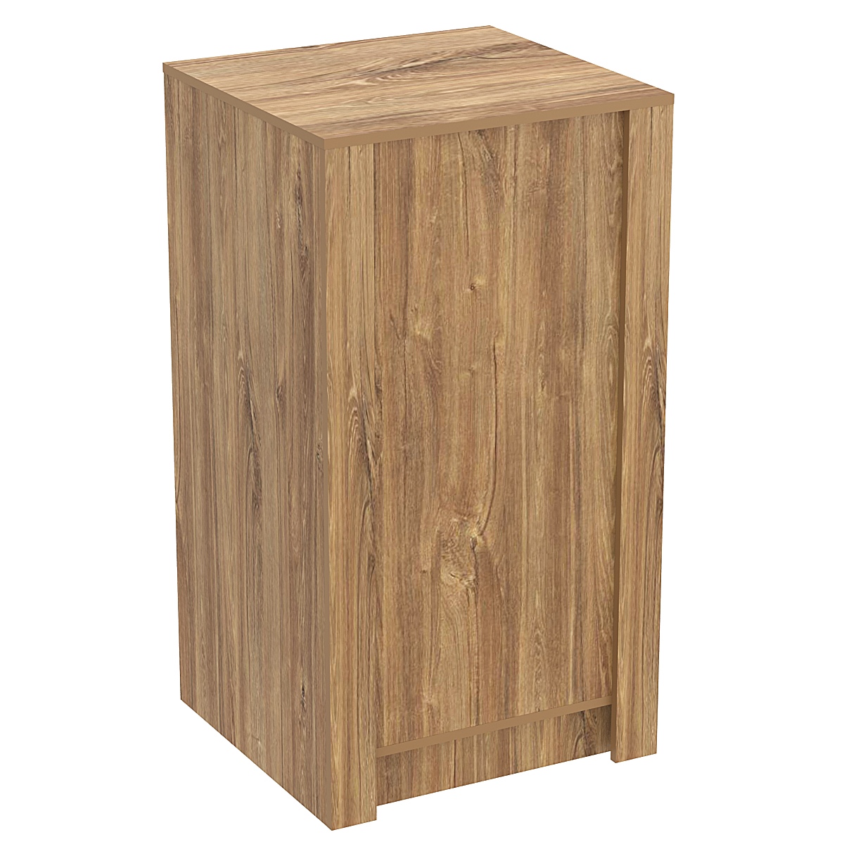 Прилавок из ДСП Модерн №1-КР-600 узкий отдельно- стоящий Дуб канзас коричневый Н1113 ST10