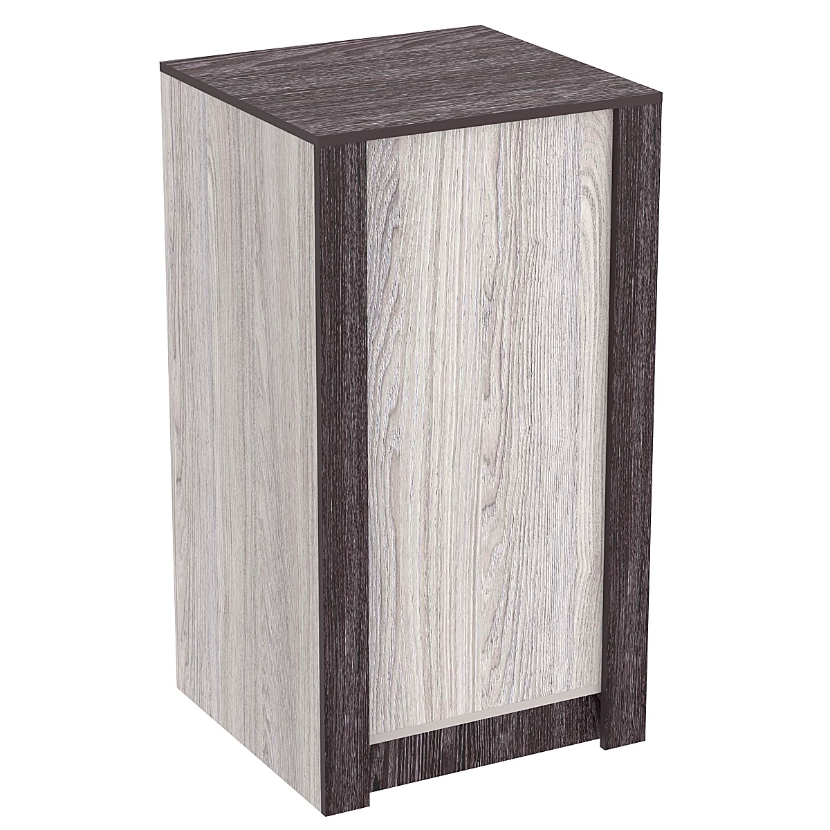 Прилавок из ДСП Модерн №1-КР-600 узкий отдельно- стоящий Ясень Анкор светлый + Ясень Анкор темный