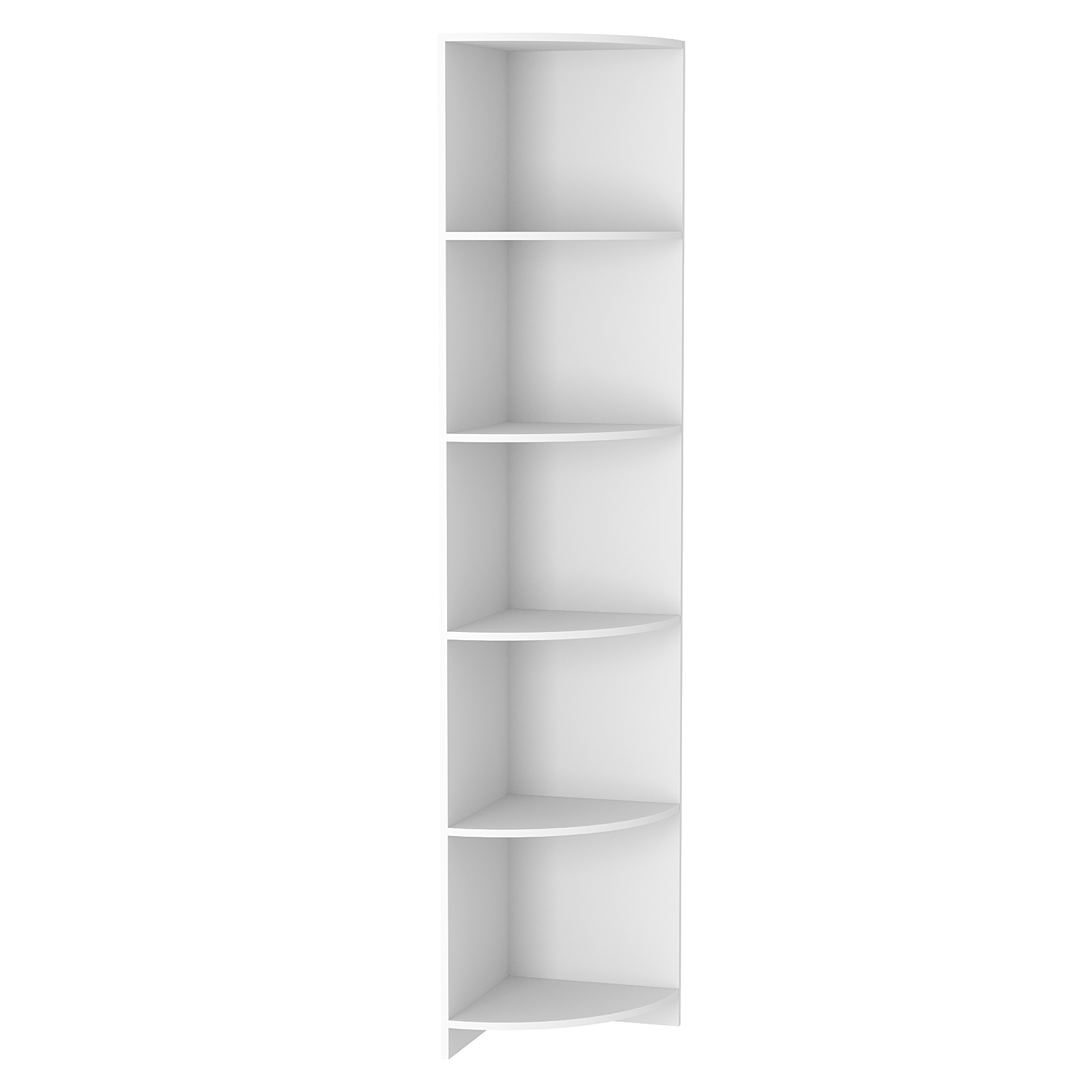 Стеллаж из ДСП №6а-400 серии Эконом (внешний угол) Белый