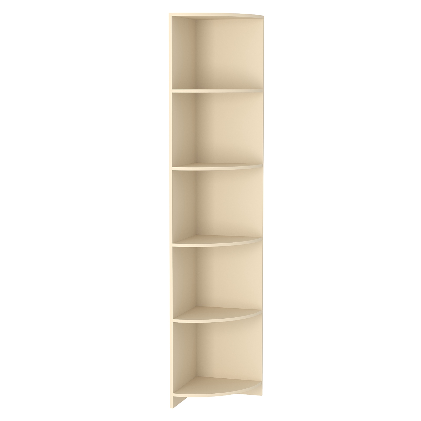 Стеллаж из ДСП №6а-400 серии Эконом (внешний угол) Крем Вайс