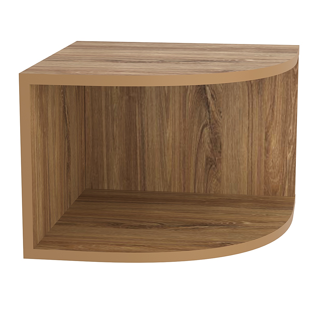 Антресоль Эконом №6а-400 угловая Дуб канзас коричневый Н1113 ST10