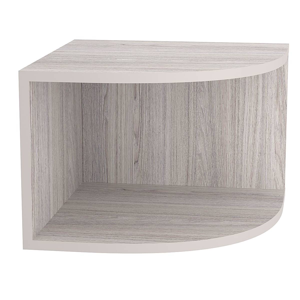 Антресоль Эконом №6а-400 угловая Ясень Анкор светлый - U31104