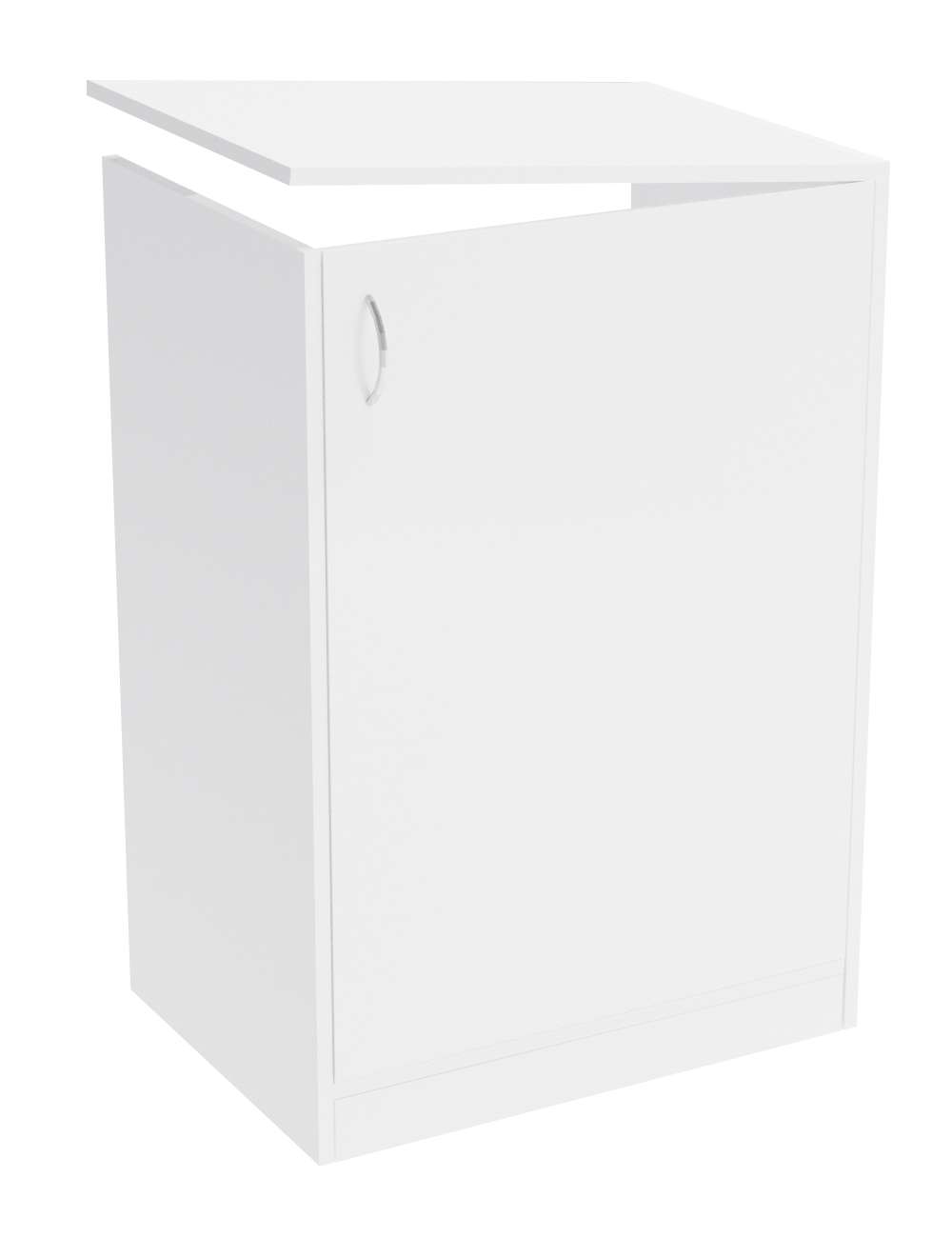 Прилавок вход-выход Тандем 600 мм Белый