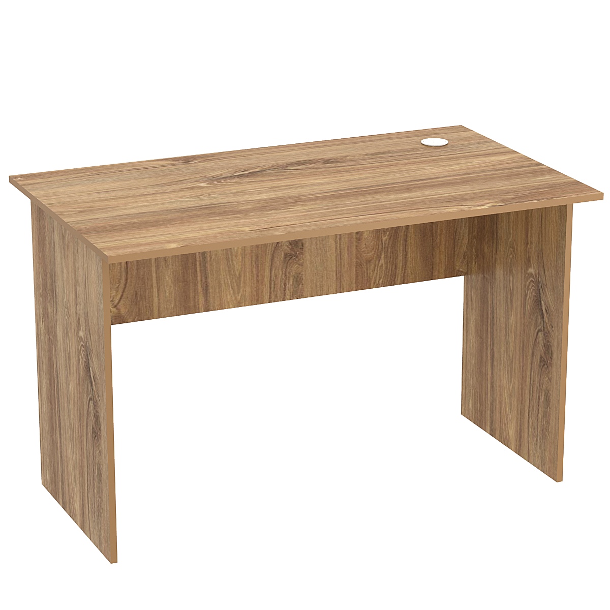 Стол рабочий офисный С-02 Дуб канзас коричневый Н1113 ST10