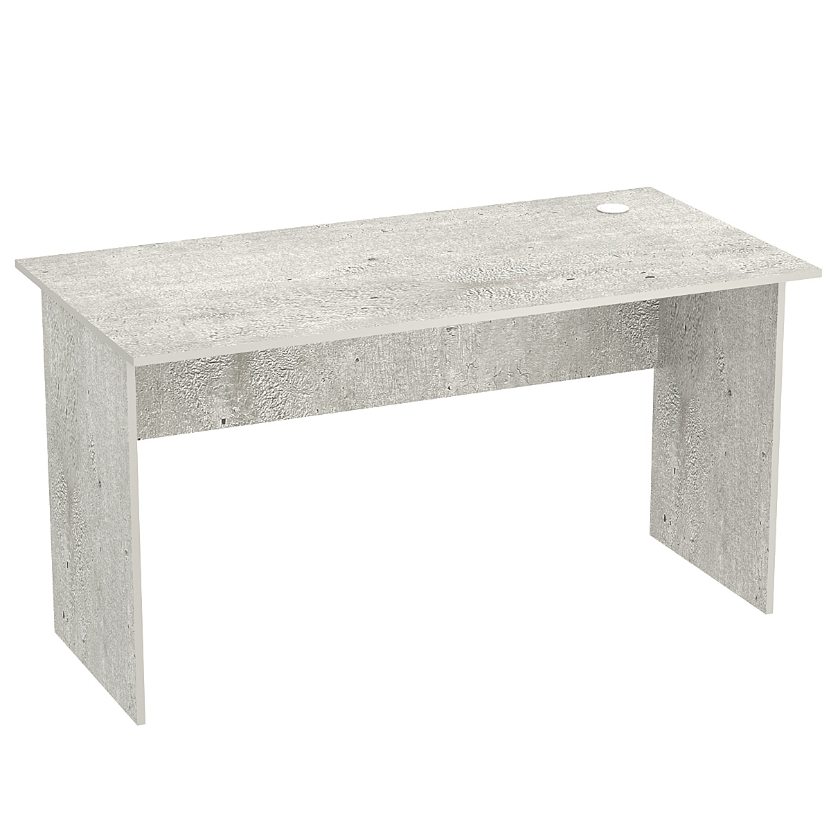 Стол рабочий офисный С-03 Метрополитан Грей