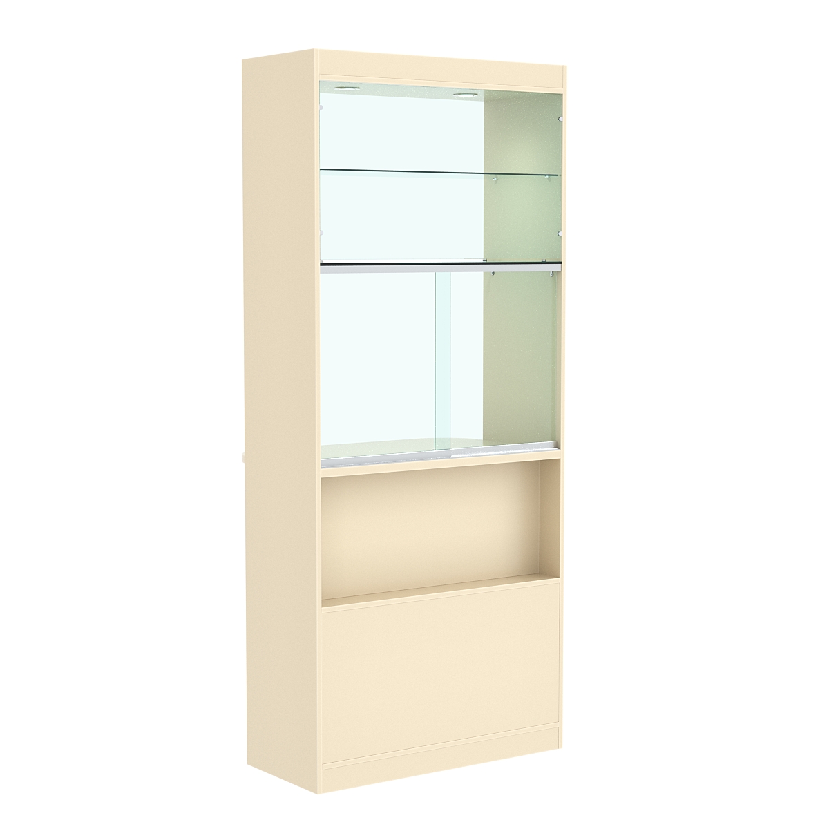 Витрина-прилавок из ДСП №2 Крем Вайс