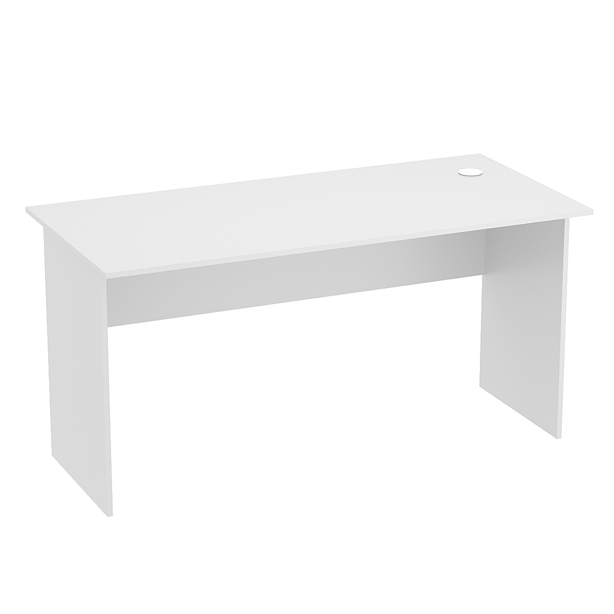 Стол рабочий офисный С-04 Серый