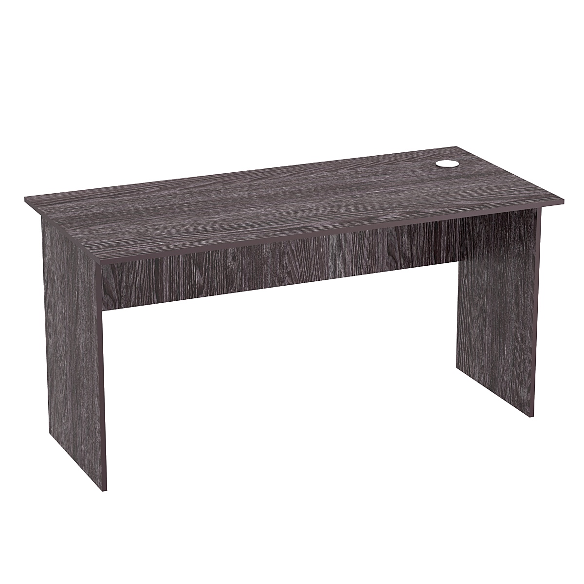 Стол рабочий офисный С-04 Ясень Анкор темный - U31105