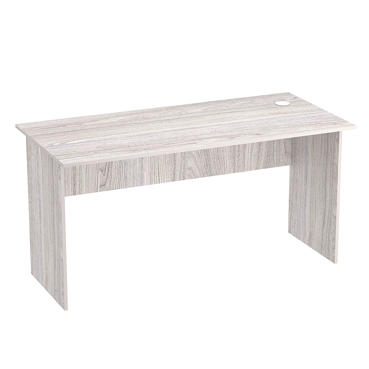 Стол рабочий офисный С-04 Ясень Анкор светлый - U31104