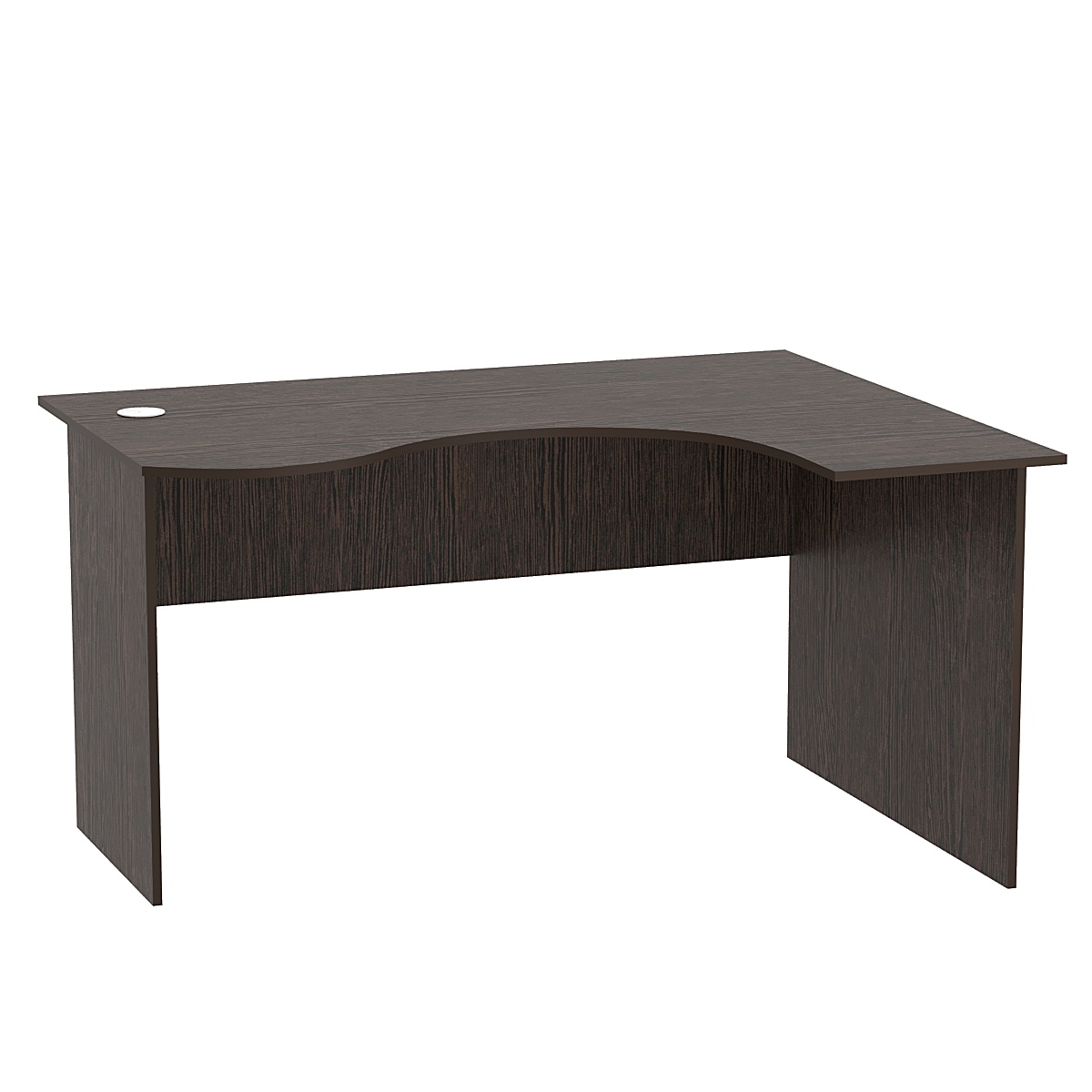 Стол эргономичный офисный СЭ-14 (право-сторонний) Дуб Венге