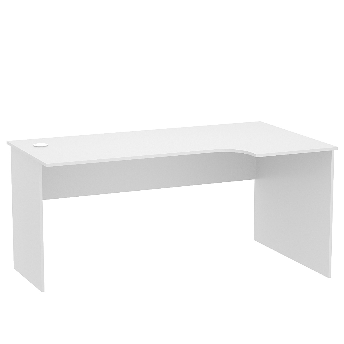 Стол эргономичный офисный СЭ-18 (право-сторонний) Серый