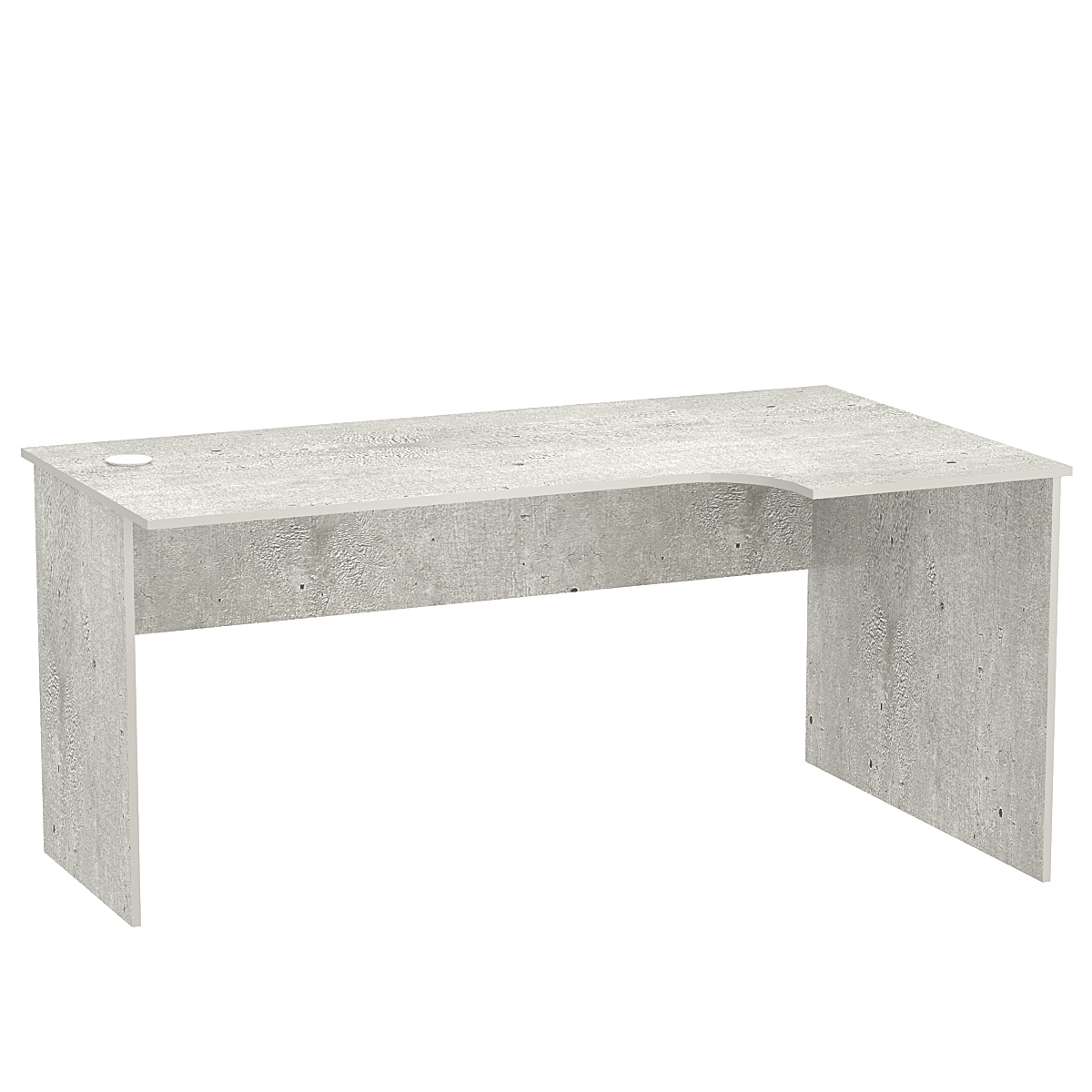 Стол эргономичный офисный СЭ-18 (право-сторонний) Метрополитан Грей