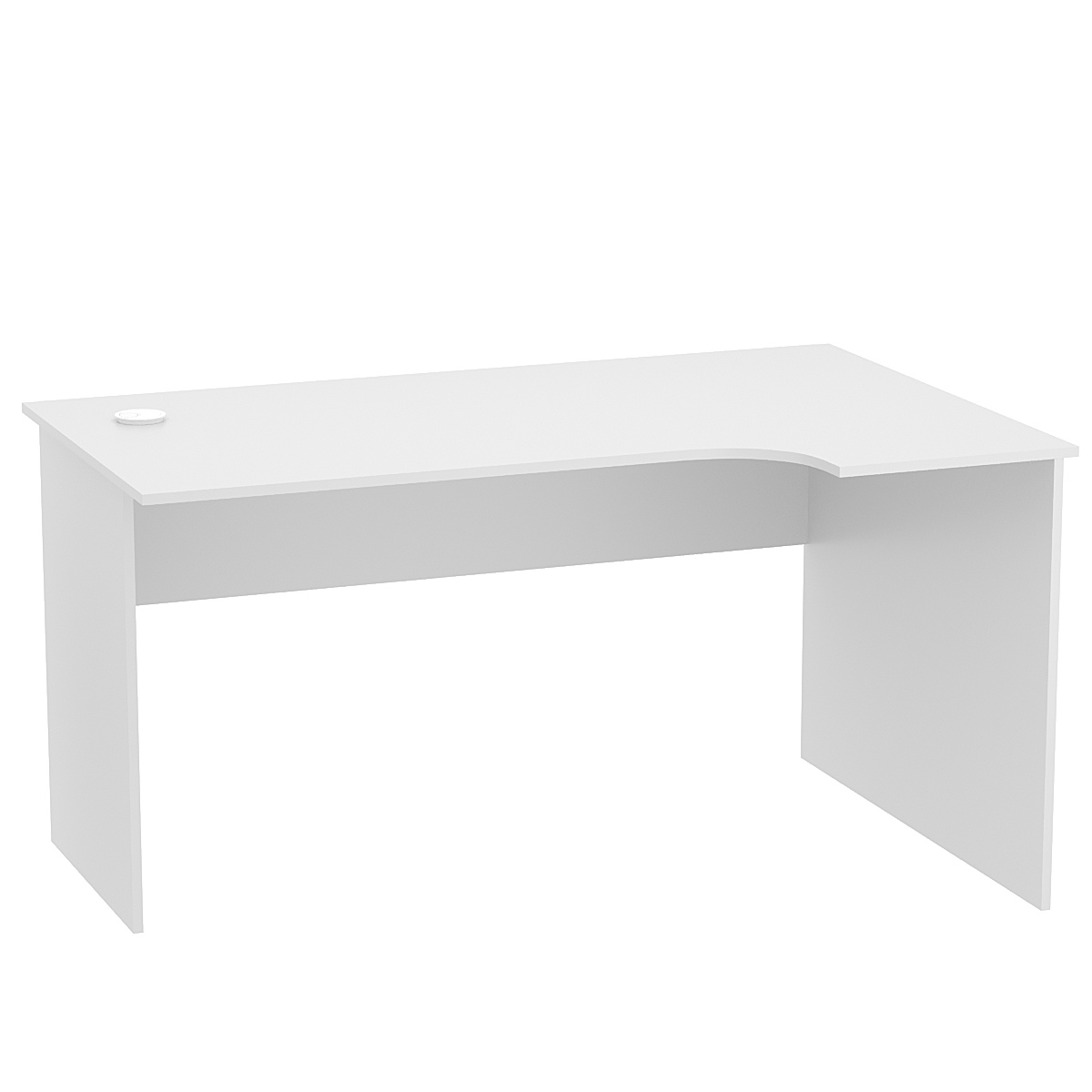 Стол эргономичный офисный СЭ-20 (право-сторонний) Серый