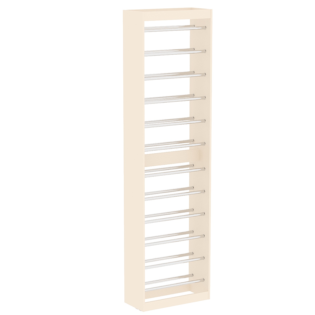 Торговый стеллаж под обои №5 (островной) Крем Вайс