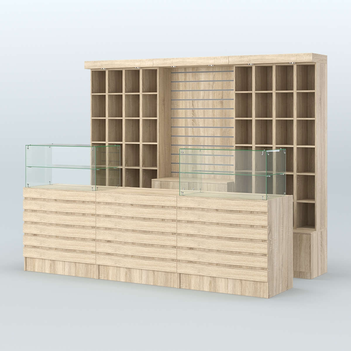 Торговая точка для чая, кофе и выпечки №1 Дуб сонома