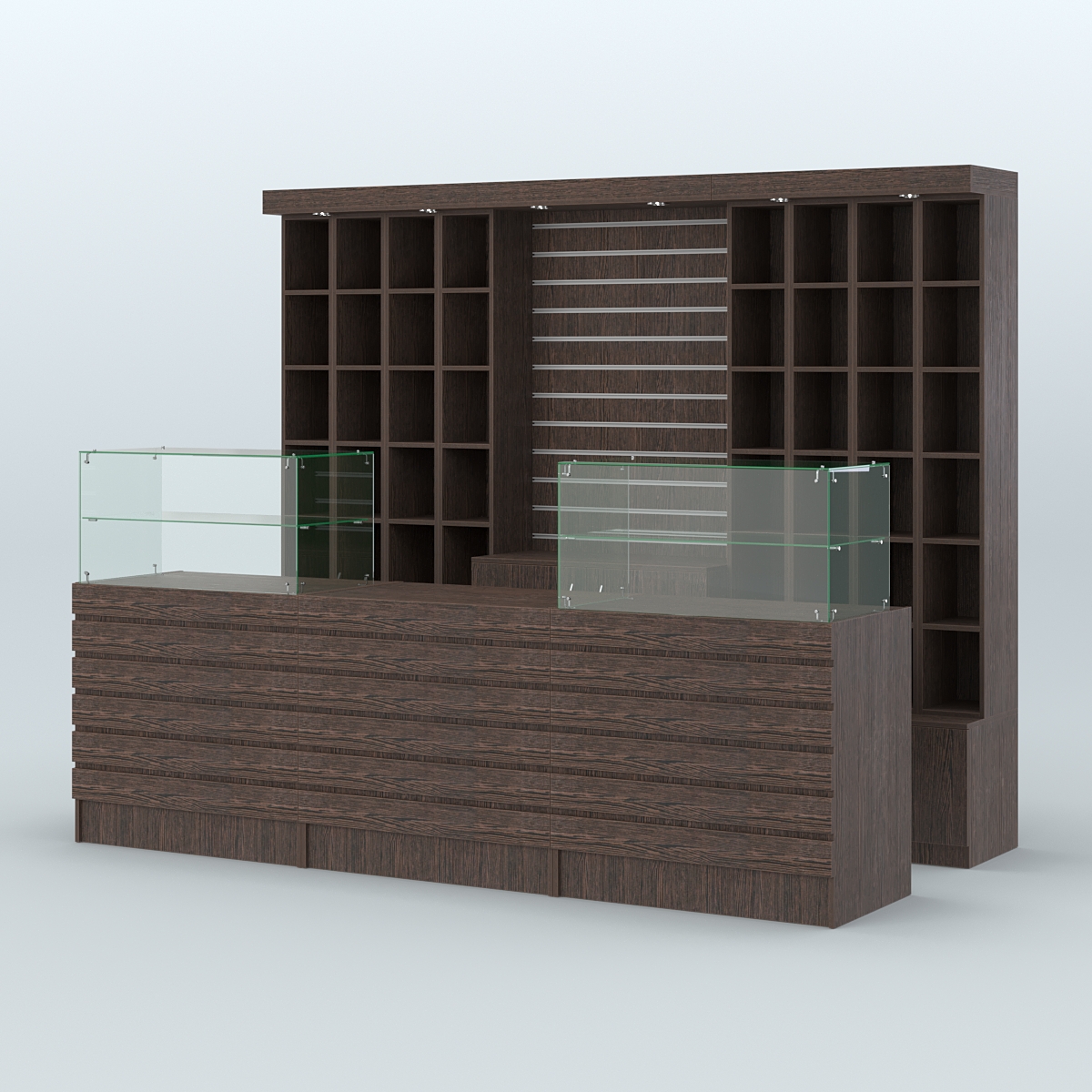 Торговая точка для чая, кофе и выпечки №1 Дуб Венге