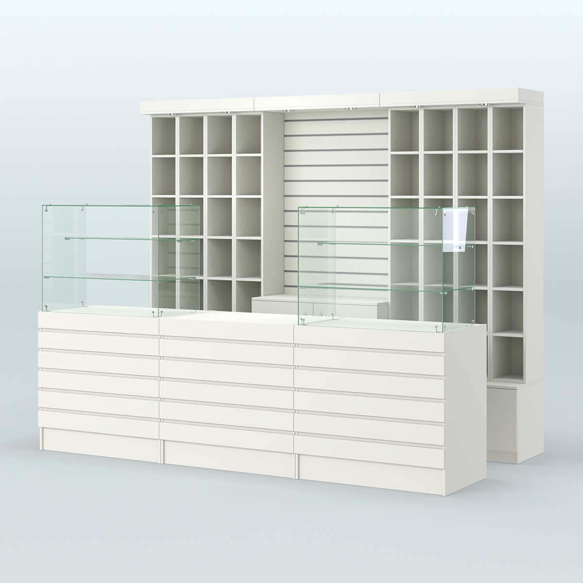 Торговая точка для чая, кофе и выпечки №2 Белый