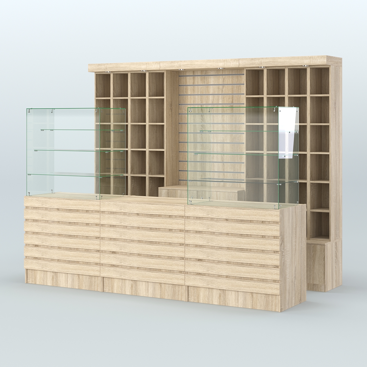 Торговая точка для чая, кофе и выпечки №3 Дуб сонома