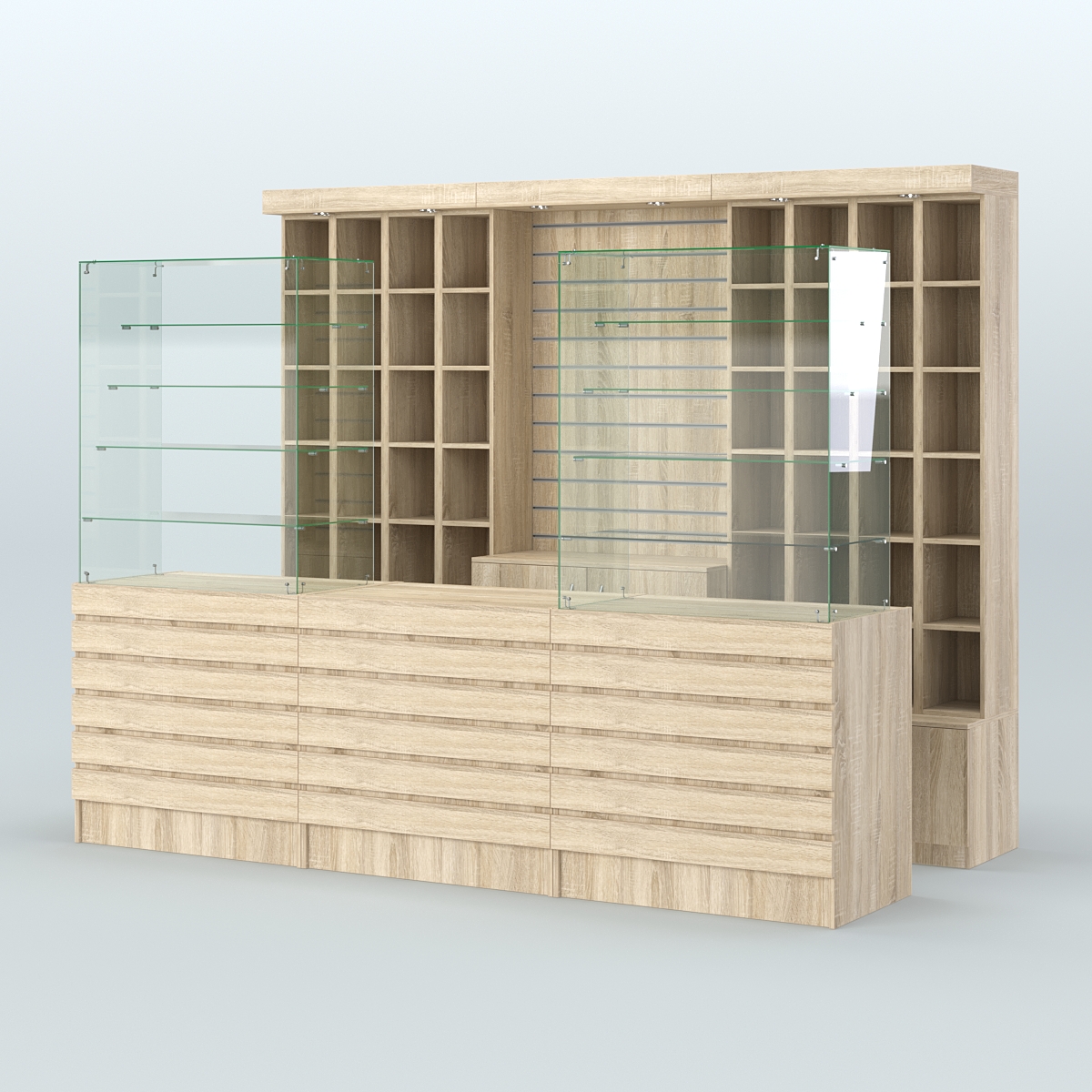 Торговая точка для чая, кофе и выпечки №4 Дуб сонома