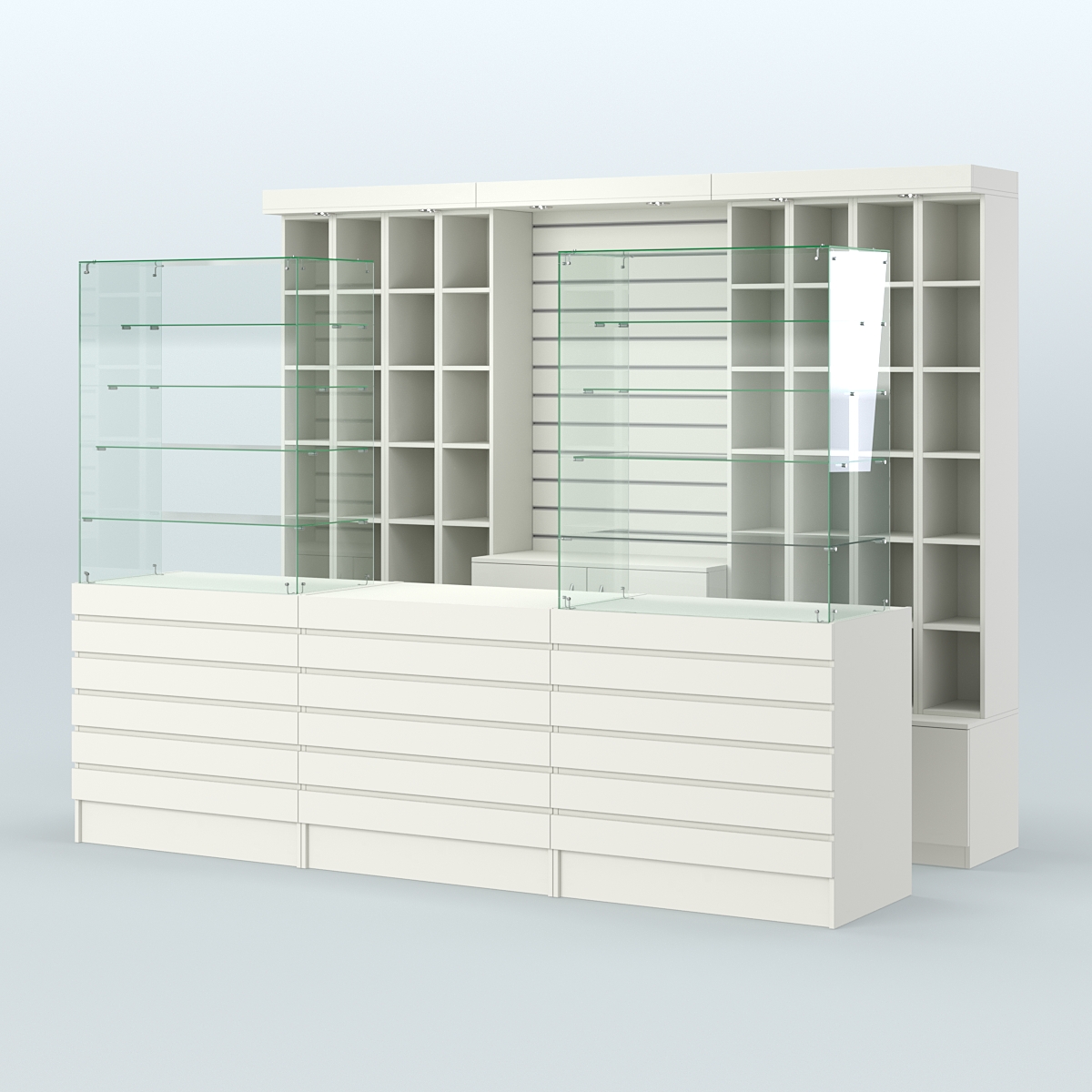 Торговая точка для чая, кофе и выпечки №4 Белый