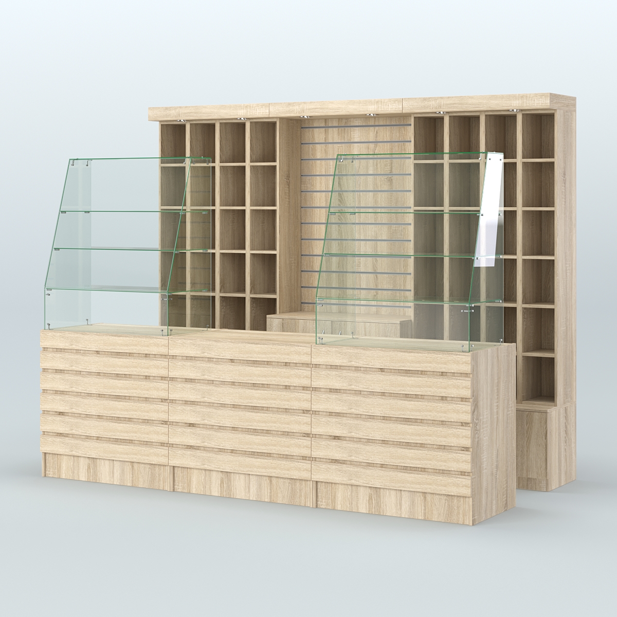 Торговая точка для чая, кофе и выпечки №5 Дуб сонома