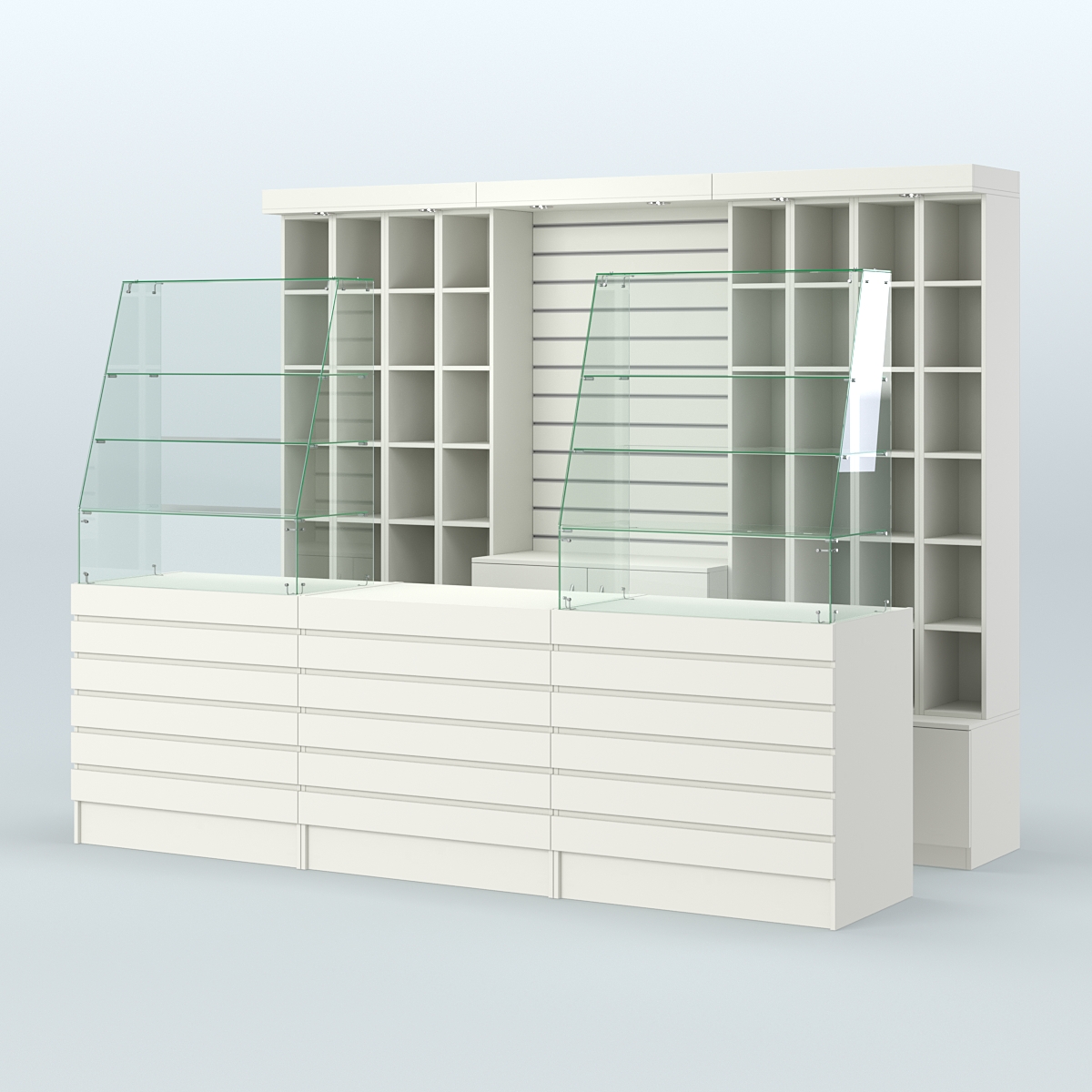 Торговая точка для чая, кофе и выпечки №5 Белый