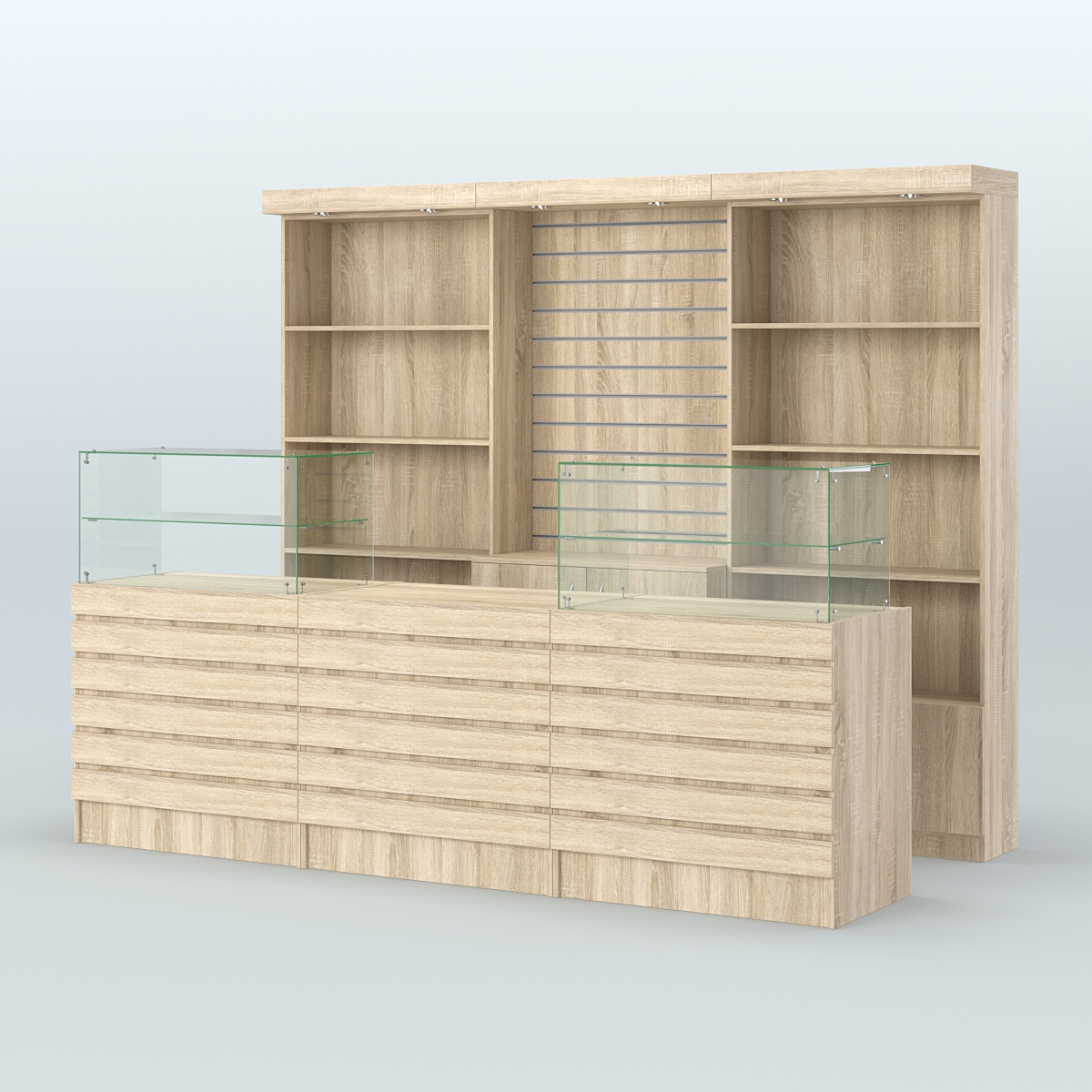 Торговая точка для чая, кофе и выпечки №6 Дуб сонома