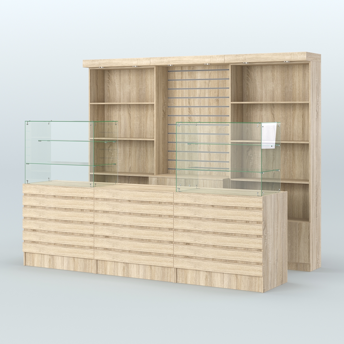 Торговая точка для чая, кофе и выпечки №7 Дуб сонома