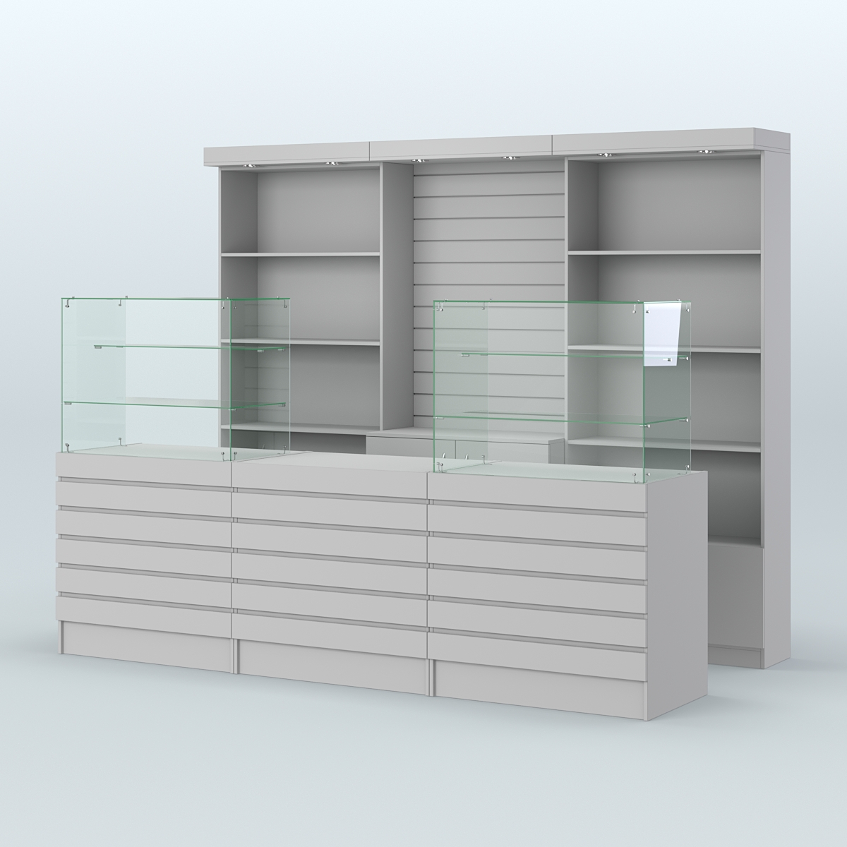 Торговая точка для чая, кофе и выпечки №7 Серый