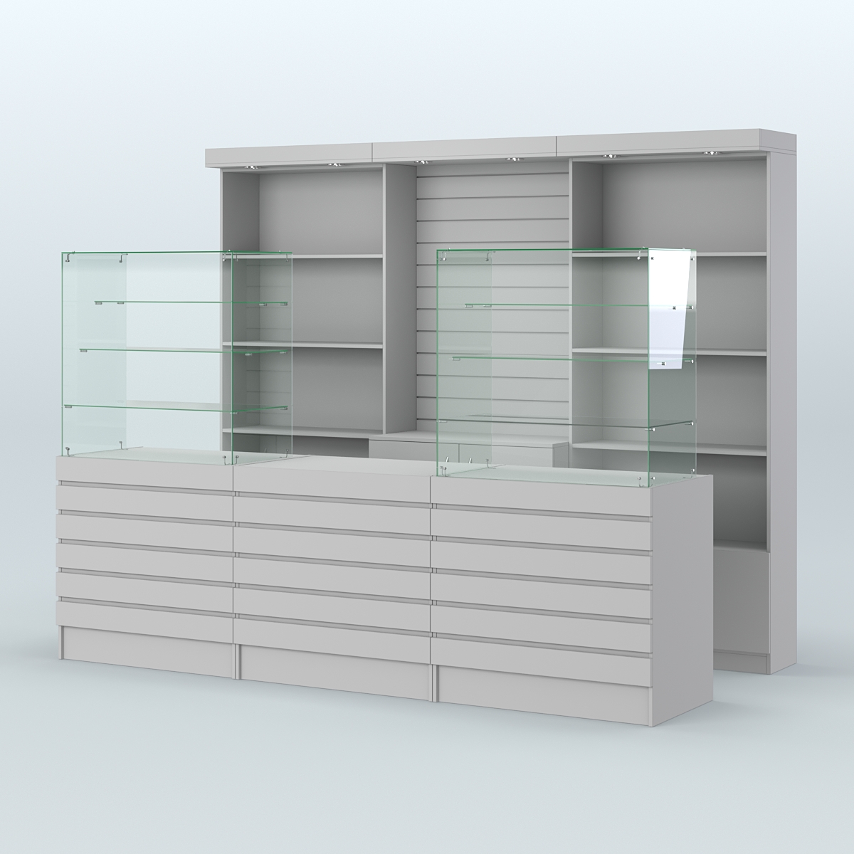 Торговая точка для чая, кофе и выпечки №8 Серый