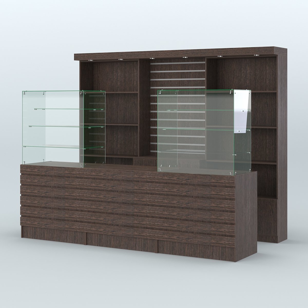 Торговая точка для чая, кофе и выпечки №8 Дуб Венге