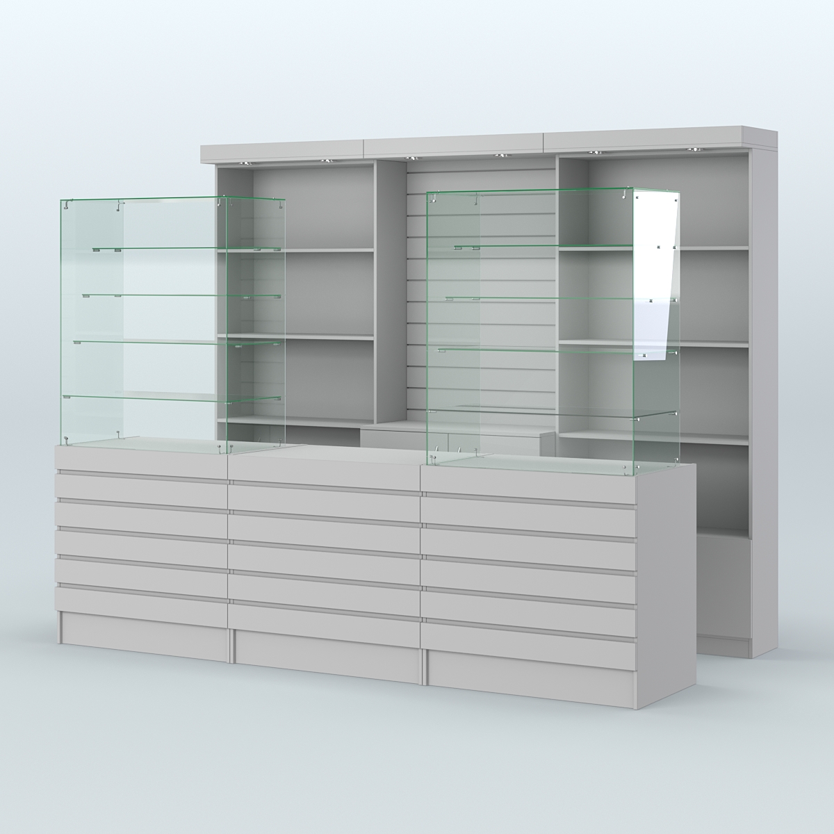 Торговая точка для чая, кофе и выпечки №9 Серый