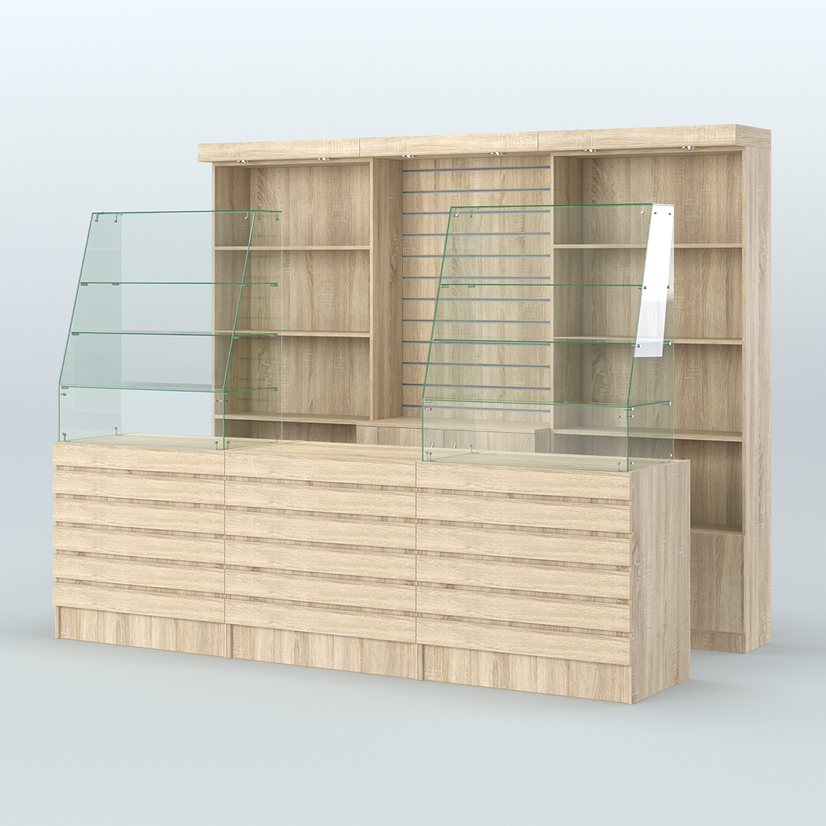 Торговая точка для чая, кофе и выпечки №10 Дуб сонома