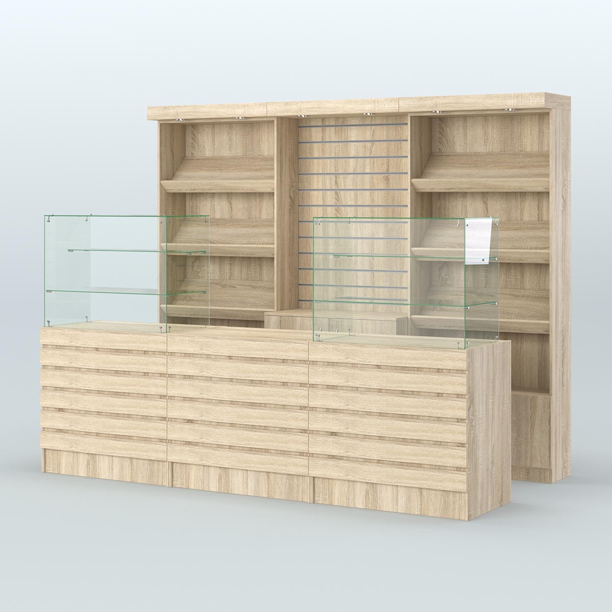 Торговая точка для чая, кофе и выпечки №12 Дуб сонома