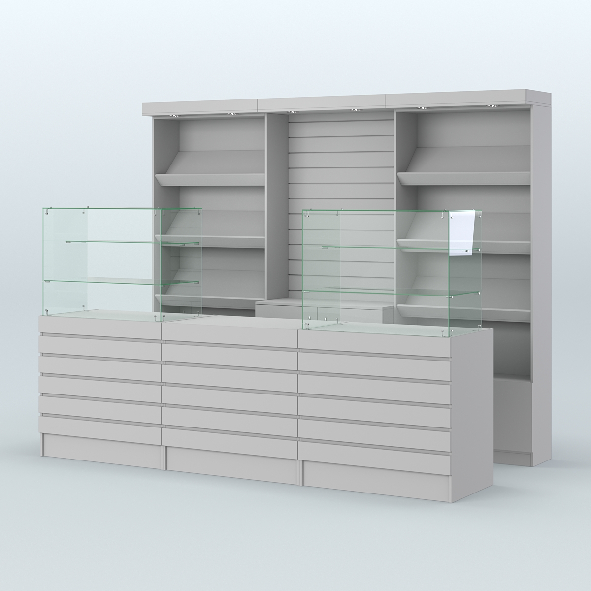 Торговая точка для чая, кофе и выпечки №12 Серый