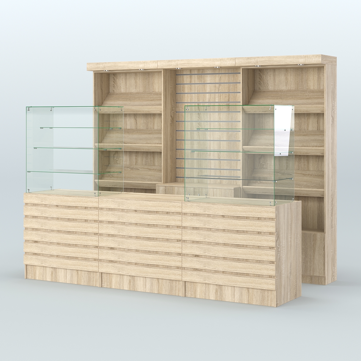 Торговая точка для чая, кофе и выпечки №13 Дуб сонома