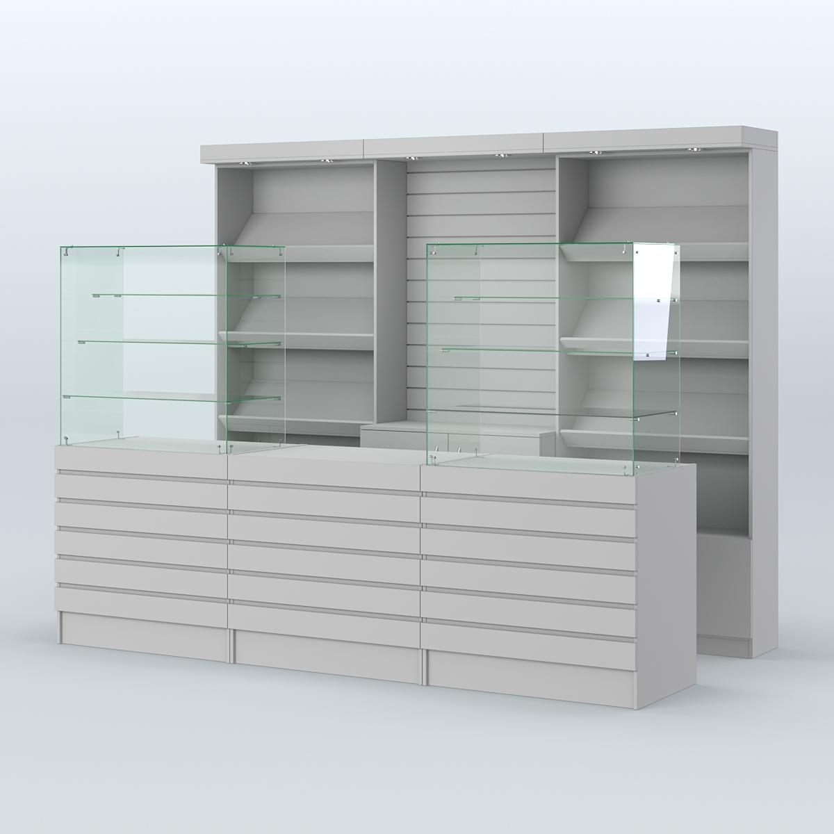 Торговая точка для чая, кофе и выпечки №13 Серый