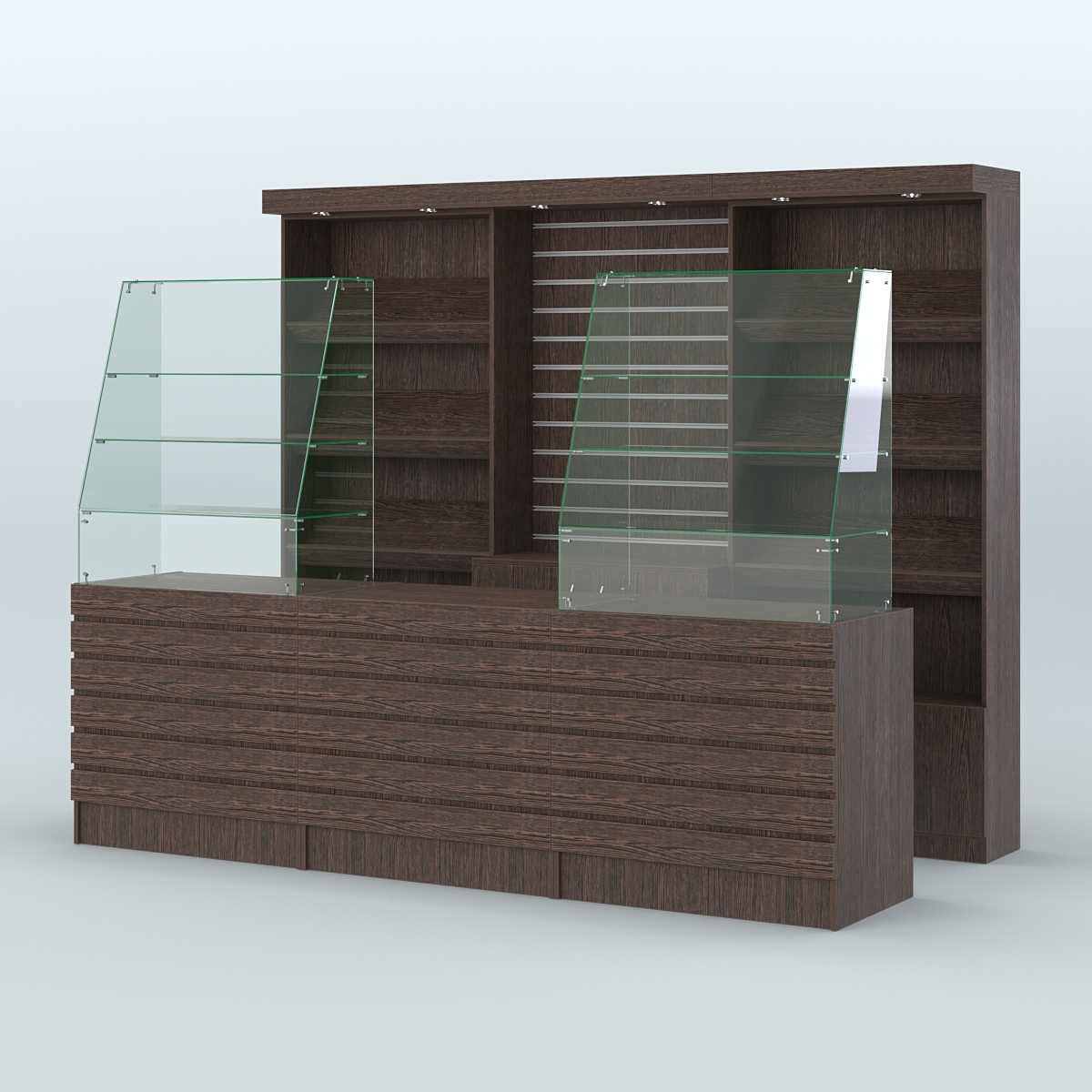 Торговая точка для чая, кофе и выпечки №15 Дуб Венге