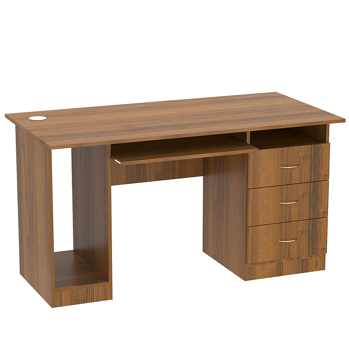 Стол для компьютера СК-34 (Право-сторонний) Орех
