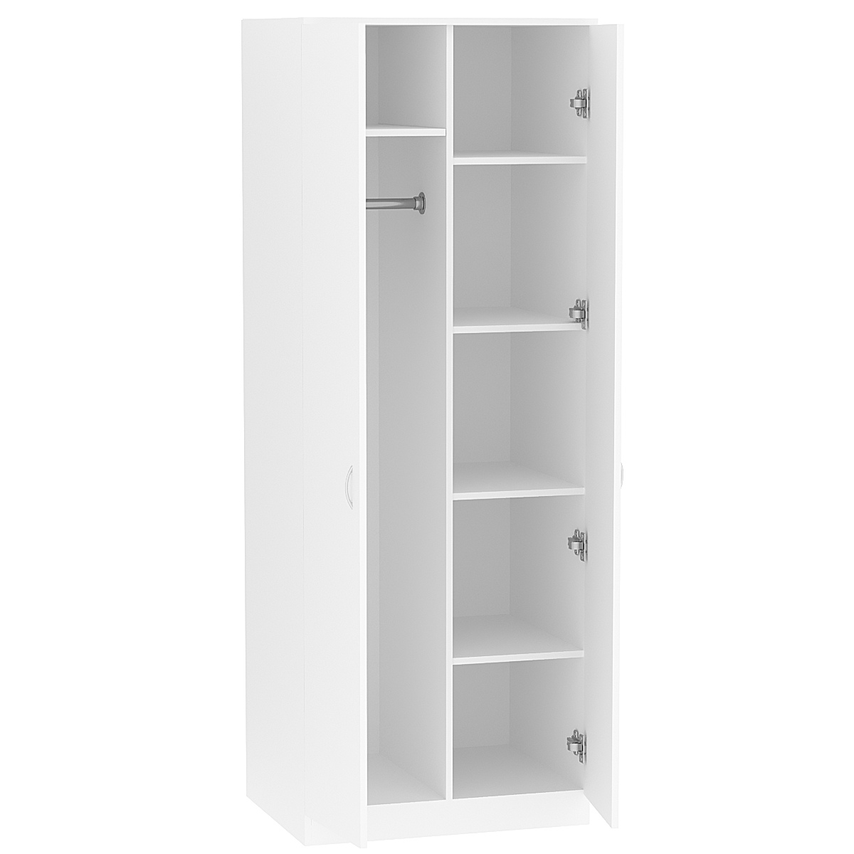 Шкаф офисный для одежды глубокий ШО-34 Белый