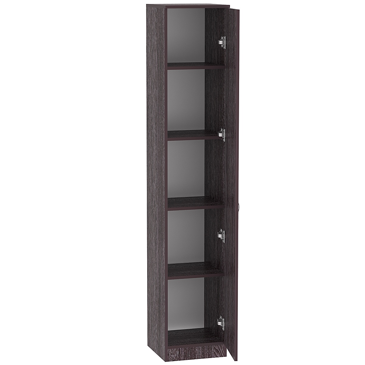 Шкаф офисный закрытый узкий Ш-42 Ясень Анкор темный - U31105