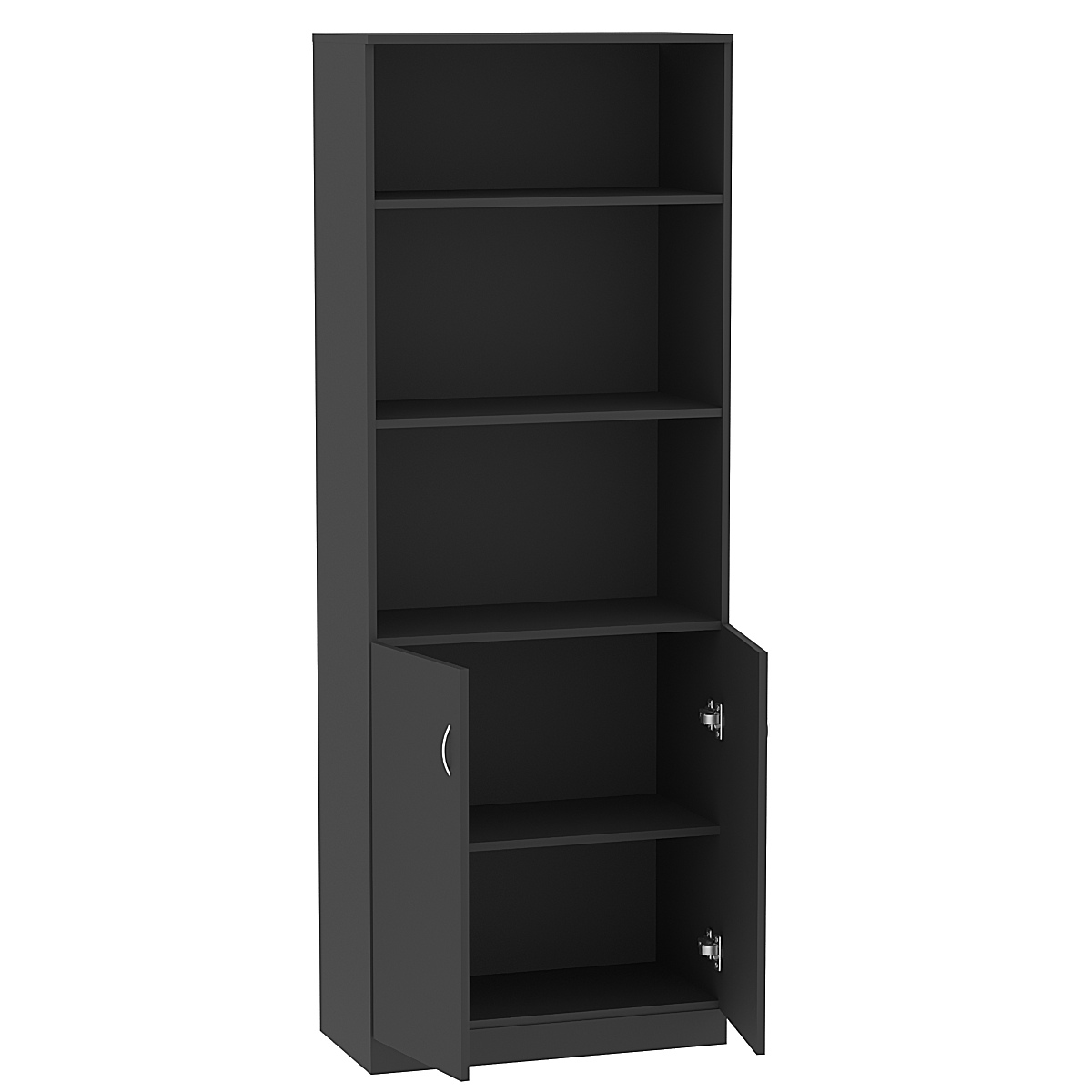 Шкаф офисный открытый Ш-43 Черный