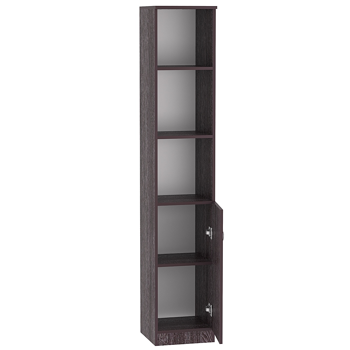 Шкаф офисный открытый узкий Ш-44 Ясень Анкор темный - U31105