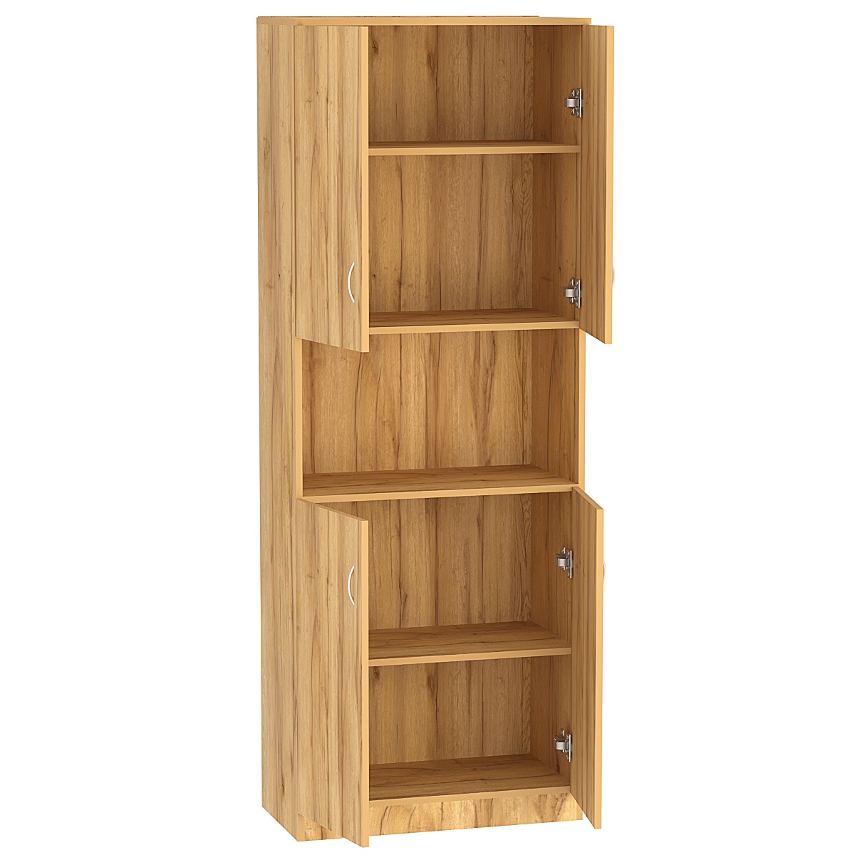 Шкаф офисный с нишей Ш-45 Дуб Золотистый