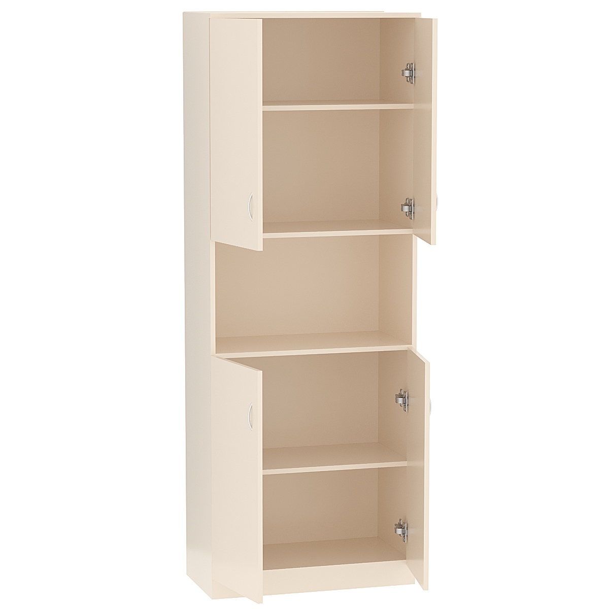 Шкаф офисный с нишей Ш-45 Крем Вайс