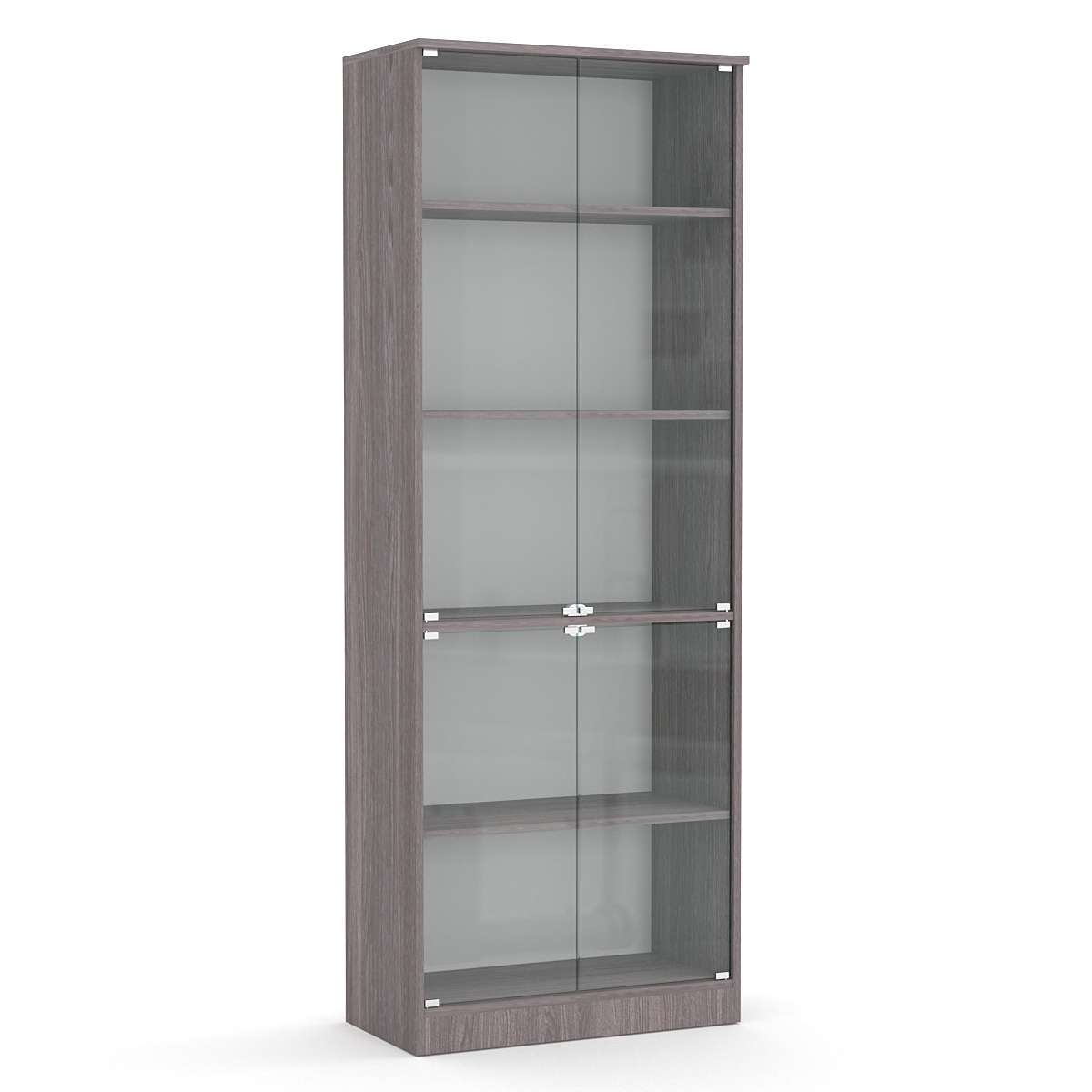 Шкаф-витрина офисный ШВ-51 Ясень Анкор темный - U31105