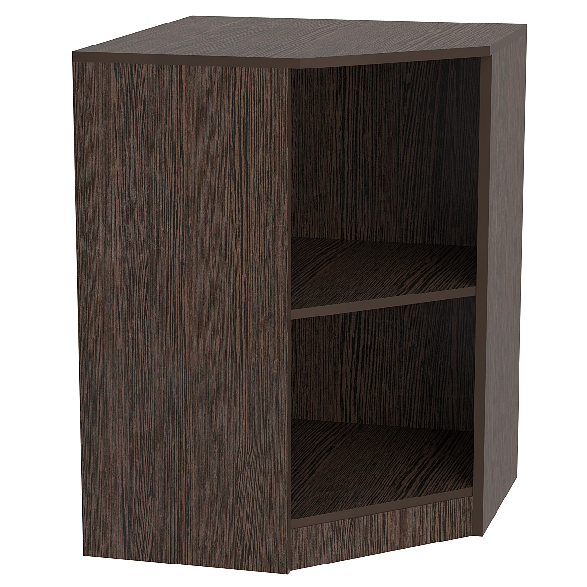 Угловой офисный стеллаж ВЕКТОР СУ-11 Дуб Венге