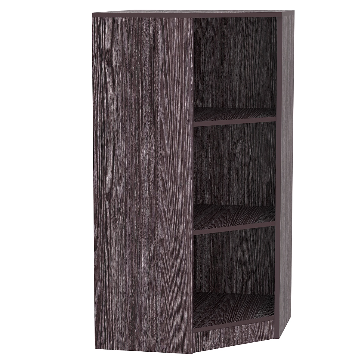 Угловой офисный стеллаж ВЕКТОР СУ-12 Ясень Анкор темный - U31105